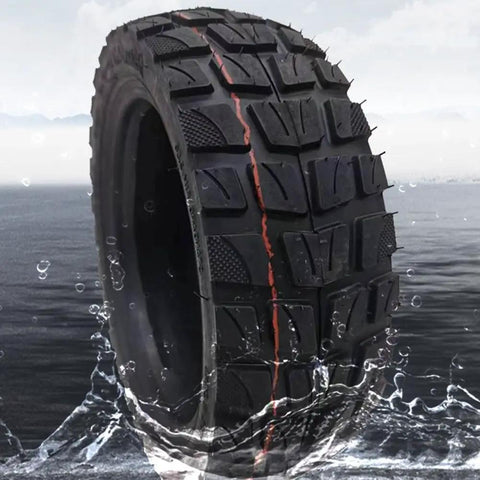 Tubeless 90 By 55 By 6 Tire For Electric Scooters And Skateboards, Puncture-Proof Off-Road Rubber in water splash view