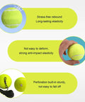 Tennis ball from Two Pack Garage Parking Ball Set With Adjustable Height Ceiling Lanyard And Mount Hooks Tennis Ball Car Stop Indicator.