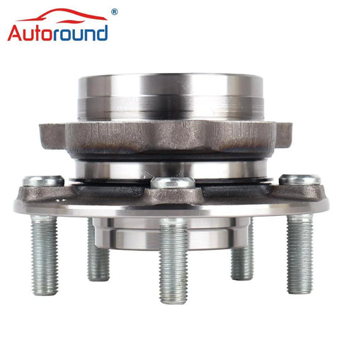 Front Or Rear Wheel Bearing And Hub Assembly For Hyundai And Kia 2017 2023 Elantra Forte Kona Ioniq Niro Seltos Veloster With ABS 5 Lug Easy Install Plug And Play For AWD And FWD, side view