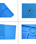 Large Anti Static Heat Insulation Silicone Soldering Mat for Computer Repair and Electronics Workbench Pro Grade Non Toxic Odorless
