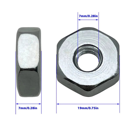 5 Piece Chainsaw Bar Nut Replacement Kit Sprocket Cover Nut Fits MS170 MS170C MS171 MS180 MS181 M And Other Compatible Chainsaws