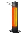 Infrared Tower Patio Heater 1200W With Instant Heat And Sun Like Cozy Warmth, IPX5 Waterproof, 27 Inch Space Heater, vertical view