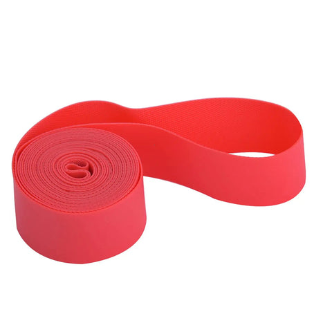 Super Easy Install PVC Bicycle Inner Tube Pad Liner And Rim Tape For 20 24 26 Inch And 700C Wheels, red PVC rim tape
