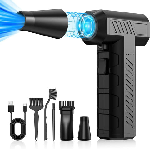 Compressed Air Duster Mini Blower Turbo Beast Mode Power 150000RPM Cordless Electric Air Duster with accessories for cleaning