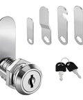 Six Sets Cam Lock Set For Cabinets With Two Keys And Four Lock Plates for 16-30 mm glass panels and adjustable clamp frame.