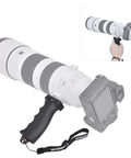 Ergonomic Camera Grip Stabilizer Rig for DSLR Mirrorless and Camcorder, Ultra Portable Handheld Selfie Stick Mount