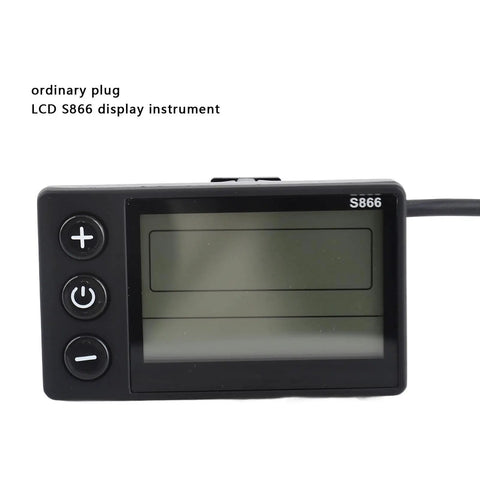 Electric LCD Display For E Bikes And Scooters 22.2mm Handlebar Fit Supports 24V 36V And 48V Systems IP65 Rated
