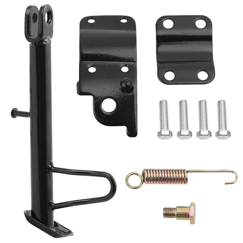 Heavy Duty Iron Kickstand With Mounting Bracket For Dirt Bikes Scooters Mopeds Mini Bikes, Built Tough Side Stand parts