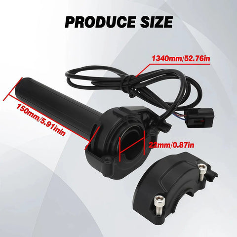 Electric Dirt Bike Throttle Handle For Surron And Ebikes Fast Response Nylon Twist Throttle Tube Easy Install Replacement
