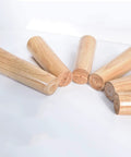 Set Of 4 Solid Wood Tapered Replacement Legs For Sofa, Bed, Dresser, Chair, Desk And Couch, Pre-Drilled M10 Bolt, 25cm Tall, Veal Color