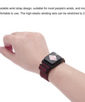 Person wearing Two Pack Anti Static Wrist Strap ESD Antistatic Bracelet With Adjustable Cord For Computer Electronics Repair.