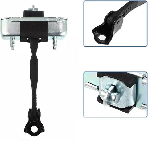 Front Door Check Hinge Kit For Toyota Sienna 2003 2010 Driver Side With Strap Limit Rod Stop Durable Metal Anti Rust Coated