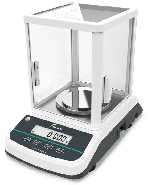 Analytical Balance 500g Capacity With 0.001g Precision, Digital Lab Scale with front display and glass windshield