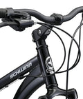 Handlebars and shifters of Discover 2 Hybrid Bike With 700c Wheels And 21 Speed EZ Fire Shifters Lightweight Alloy Frame