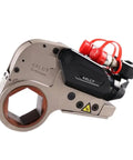 HuiWosen Hollow Hydraulic Torque Wrench Pump Electric Hytorc Tool For High Performance showing a compact aluminum design with interchangeable features.