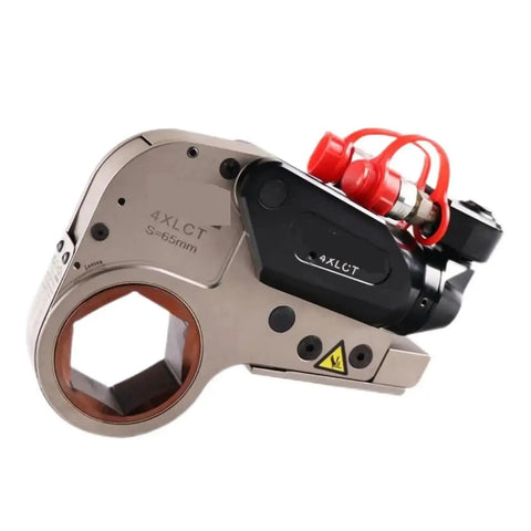 HuiWosen Hollow Hydraulic Torque Wrench Pump Electric Hytorc Tool For High Performance showing a compact aluminum design with interchangeable features.