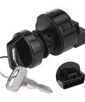 Ignition Key Switch For ATV Ranger RZR Scrambler Sportsman 550 500 570 800 900 4x4 Replacement OEM 4012166 6-pin connector and keys