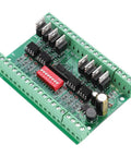 Eight Channel Logic Level Converter Module No Fuss 5V To 24V And 24V To 5V With Optocoupler Isolation on a white background