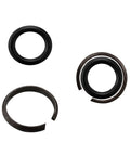 10 Pack Top Shelf 1/2 Inch Impact Wrench Socket Retainer Rings With O Ring Seals Hella Tough Steel Retaining Clips on white background.