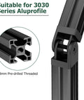 4 Pack Angle Connector Joints For 3030 Nut8 Aluminum Extrusion, 180 Degree Rotation Flexible Hinge, Easy DIY Assembly, Pro Grade Aluminum Profiles Connector Kit For EU Standard Builds. 3030 series Aluprofile with 8mm threaded hinge