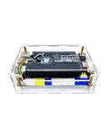 Lightweight Acrylic Case For X1 DIY X86 SBC Enclosure, Plug And Play, Expandable And Easy To Install, Clear Plastic Shield With Access Ports
