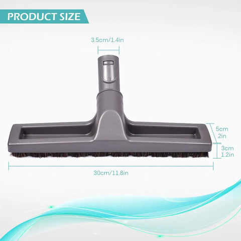 Hardwood Floor Attachment With FlatOut Head And Converter Adapter For Dyson Cordless Sticks Fits V7 V8 V10 V11, size shown