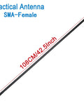 Long Range Foldable Ham Radio Antenna For Outdoor Use, Great For Camping, 42.5 Inch Length, SMA Female Connector