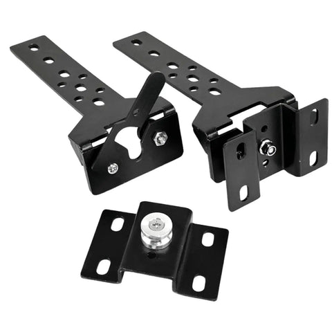 Two-Piece Heavy Duty Stainless Steel Car Canopy Awning Bracket Mounting Clamps With Quick Install Fasteners