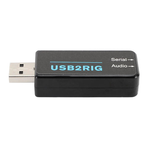 Amateur Radio Audio Interface With Built In Sound Card And Serial Port Two In One For Integrated Digital Modes Like FT8 FT4 JS8Call