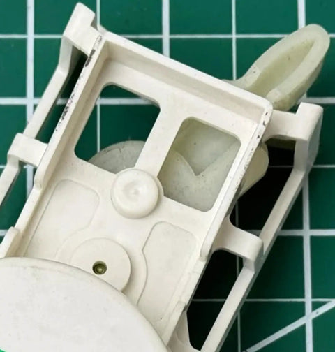 Washer Actuator Replacement Part TD12ZS1 White Direct Fit Control Board for Various Models Easy Install, Reliable Washer Operation, 5304492254 Compatible, Major Appliance Repair Accessory, white plastic washer actuator part