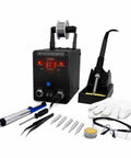 60W Soldering Station With Fast Heat Iron, 1 Degree Temperature Accuracy, LCD Display, complete PCB repair DIY kit