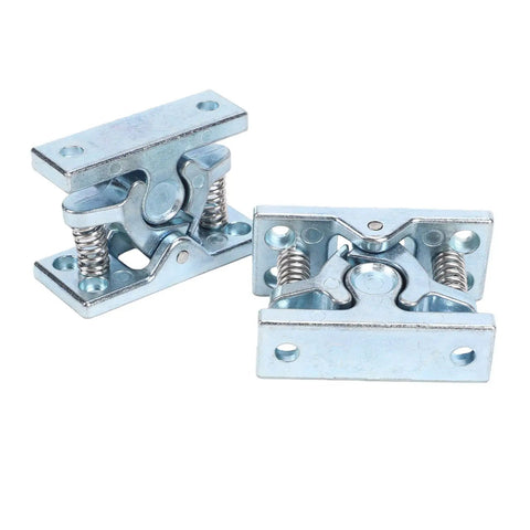 Two Pack Heavy Duty Zinc Alloy Double Roller Door Latch With Strong Springs For RV Motorhome Camper Trailer Boat Garage Built Tough To Last And Deliver Secure Hold With Smooth Operation