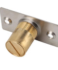 Adjustable Solid Brass Door Ball Catch Set For Cabinets And Closets 4 Piece Durable Hardware Kit With Rust Resistant Stainless Finish