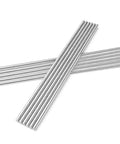 1mm By 300mm 304 Stainless Steel Rod Set 12 Pieces Round Solid Shaft Rods For Crafts And DIY Projects Lathe Bar Stock For Car Repairs
