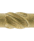 Close-up of Heavy Duty Construction Lag Screw With Torx Drive Exterior Coated ACQ Compatible 6 Inch Length thread detail.