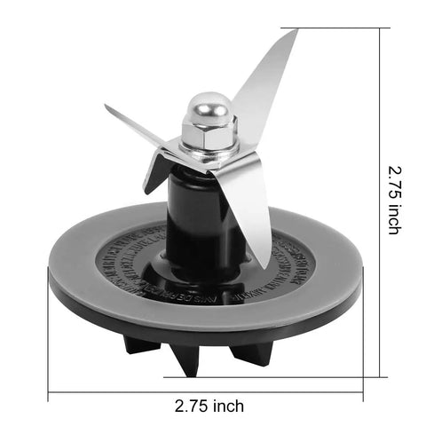 Replacement Blender Blade With Gasket For Quick Fit Blenders Fits Wide Range Of Models CBT500 SB5600 CB600 BFP10CH And Similar Units