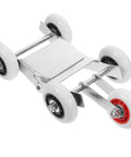 Heavy Duty Tire Cart Dolly With Rust Resistant Finish And No Slip Construction For Garage And Shop Use Steel And Rubber Wheel Dolly With Casters That Handles Any Surface And Road Conditions Like a Boss Built Tough For Pros. steel tire cart dolly with four casters