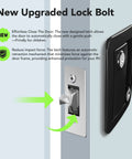 Beefed-Up RV Door Lock Replacement With Paddle Deadbolt And Camper Door Handle Latch For Enclosed Travel Trailer Entry, 100 Percent Zinc Alloy, Includes Four Keys, Fits Campers And Trailers