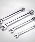 14 Piece Ratchet Wrench And Spanner Set With Fixed Head Handles For Tight Spaces Durable Anti Rust Finish Hand Tools Kit For Home, Garage, And Workshop