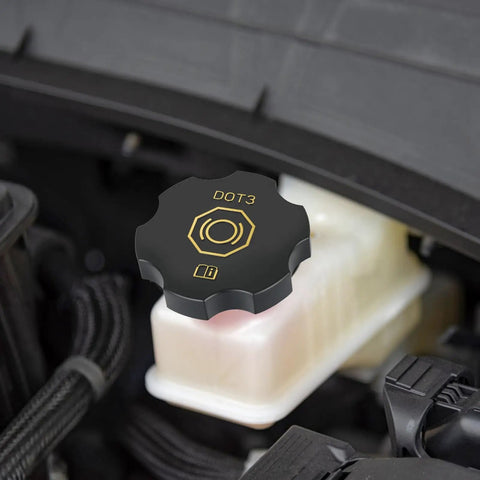 Dot 3 Brake Fluid Cap Replacement For Master Cylinder Reservoir Fits Cadillac Escalade ESV Chevy Tahoe Suburban Corvette