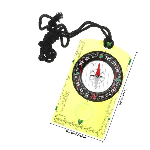 Orienteering Compass For Hiking And Backpacking, Durable Acrylic Dial, Easy Read Direction Guide, Compact Navigation Tool