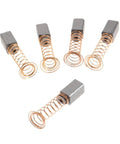 Rock Solid 50 Pack Carbon Brush Replacement For Electric Drill And Rotary Tool Motor Hella Durable Graphite Copper Contacts Restore Snappy Power And Smooth Performance Quick Install 5X5X8MM Upgrade Parts with coiled springs.