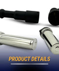 Top Shelf Heavy Duty Abs Wheel Speed Sensor With 5.6 Feet Straight Cable For Freightliner And Meritor Wabco Heavy Trucks close-up view of sensor and cable connectors.