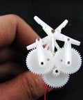 Dope Mini Ornithopter Flapping Wing Gear Reduction Set For DIY Model Plane With 6mm Coreless Motor 78mm Carbon Rod One Point Four Millimeter Square Rod Ratio One To Twenty Five Point Four close-up