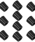 10 Pack Black Rubber Door Stoppers Floor Mounts Heavy Duty Anti Scratch Door Bumpers For Wall Protection display