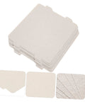 10-Piece Microwave Waveguide Cover Kit With Heat Insulation Mica Sheets for Microwave Ovens, showing stacked sheets and texture close-up
