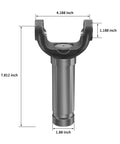 Heavy Duty 1410 Series Drive Shaft Slip Yoke For 5-160X And 5-1410X U-Joints 16-Spline 1.5 Inch Spline Diameter 1.188 Inch Bearing Cap 4.188 Inch Yoke Width 3-3-508KX Fitment Built For Tough Trucks, 4.188 inch yoke