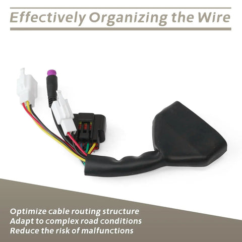 Ebike Controller Main Line For Tuttio Soleil01 Electric Dirt Bike With M Key Display Wire Harness Assembly, Plug-And-Play Replacement Cable Harness Compatible With M Key Displays, Durable Main Cable For Smooth Throttle And Power Delivery