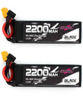 Beefy 2200mAh 4S LiPo Battery 40C 14.8V XT60 For RC Airplane Quadcopter Boat Car Truggy Truck Two Pack