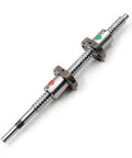 Left And Right Handed Ball Screw SFU2505 1900mm Dual Direction Lead Screw With 2 Ball Nuts for CNC precision systems